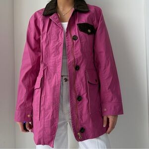 J. Crew Hot Pink Classic Field Jacket - X-Small